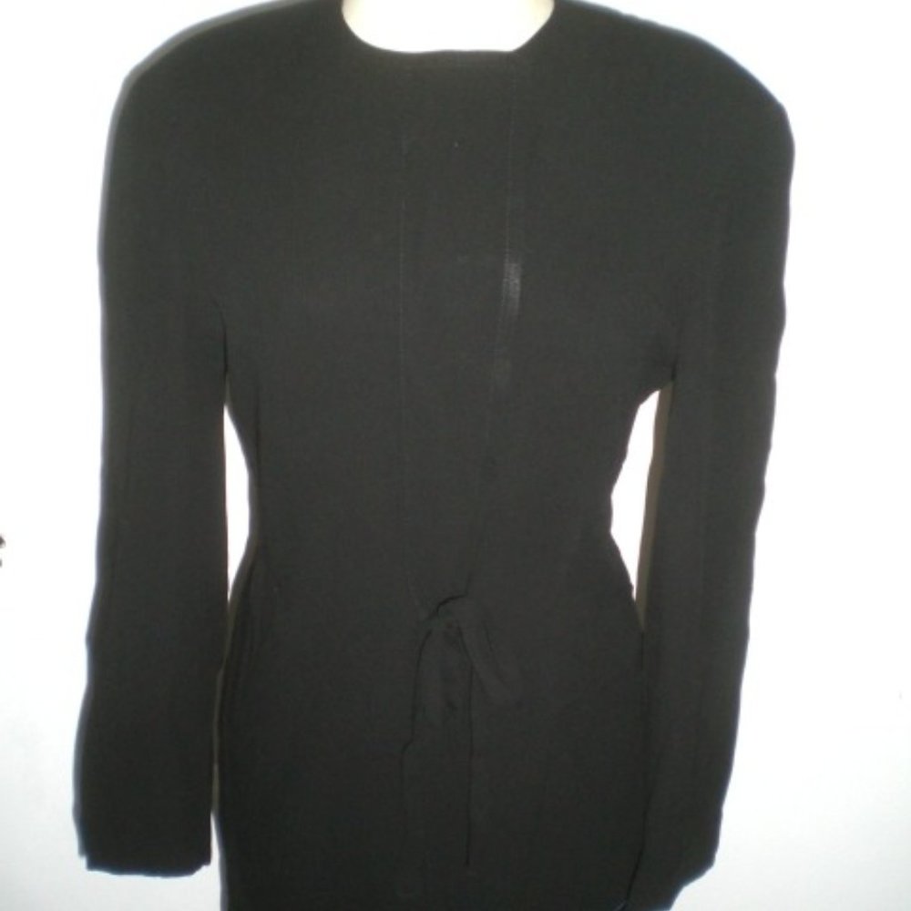GIORGIO ARMANI COLLEZIONI black jacket I42 8 Vintage